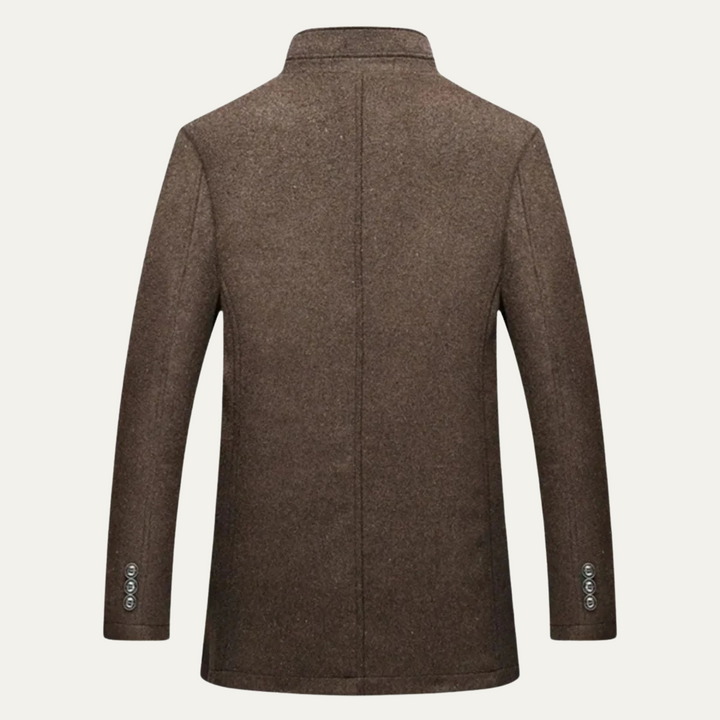 Freja Andersen | Herre uldblanding klassisk trenchcoat