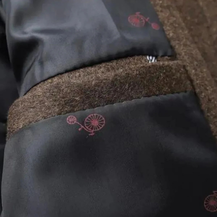 Freja Andersen | Herre uldblanding klassisk trenchcoat