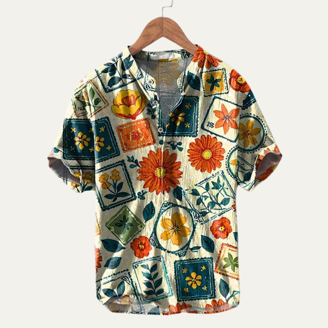 Stonecrest Hill herre Hawaiian Tropical knaplukket Beach skjorte