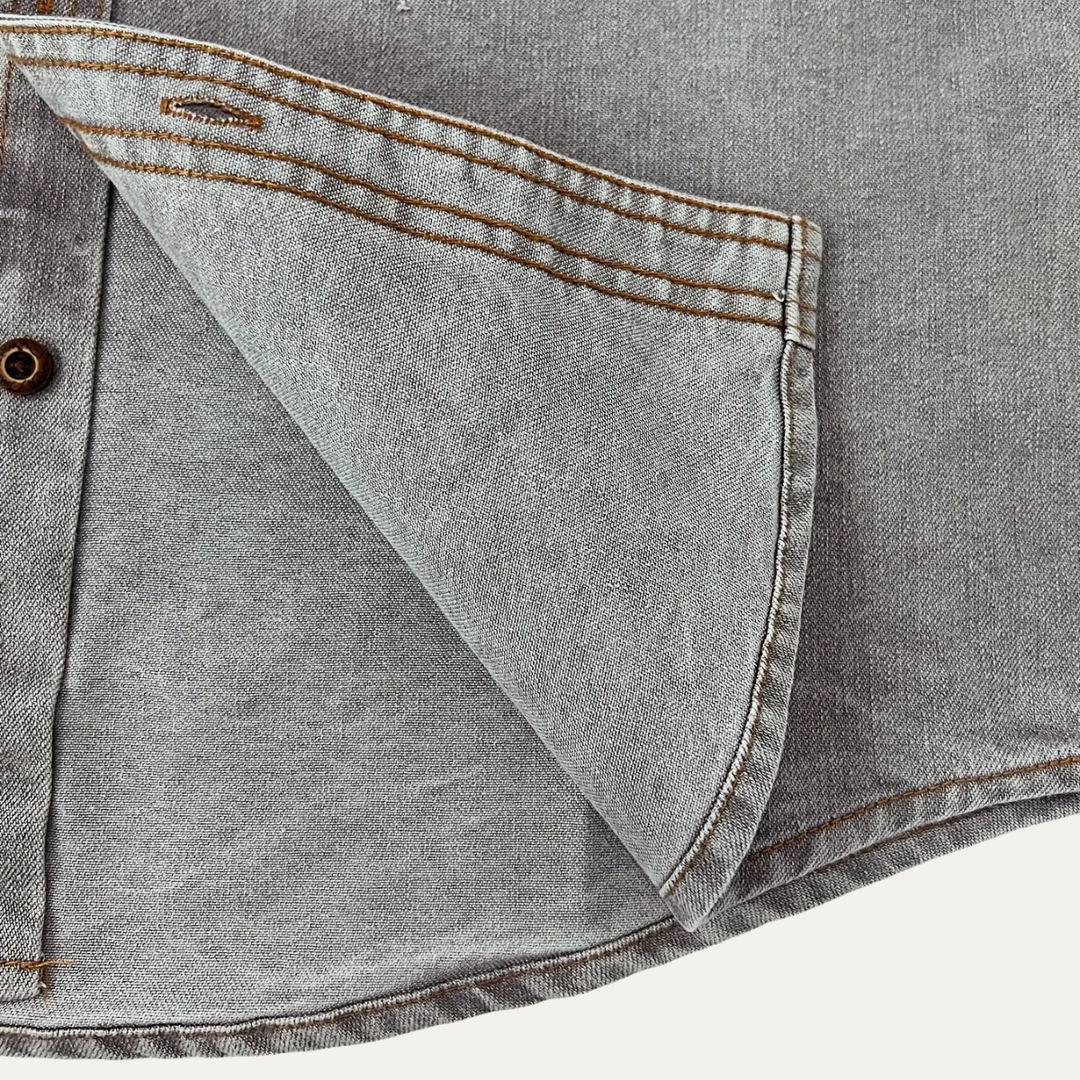 Freja Andersen | Herre afslappet denim skjorte med Double Pockets