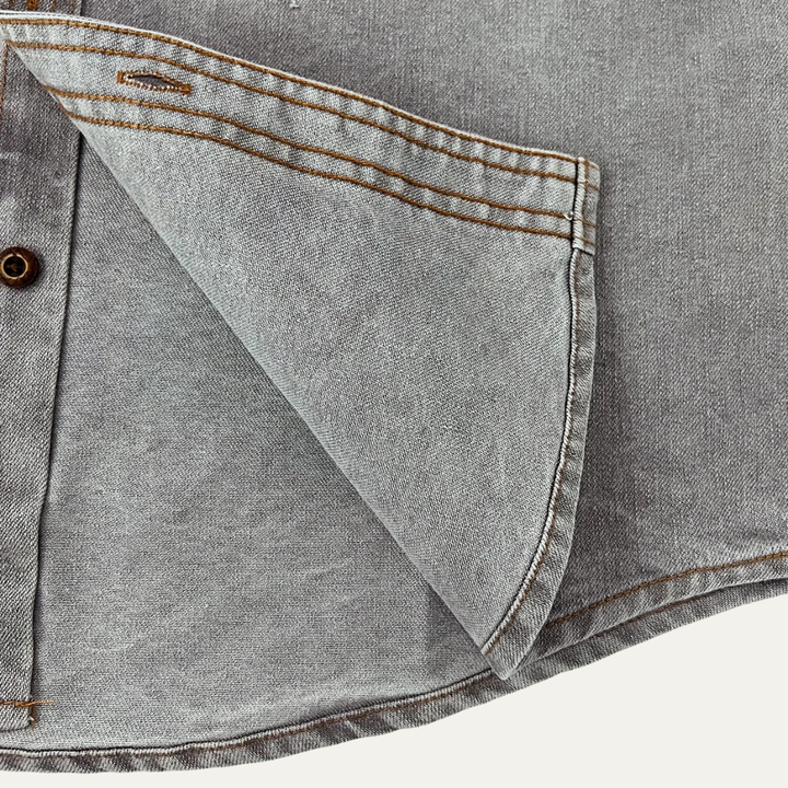 Freja Andersen | Herre afslappet denim skjorte med Double Pockets