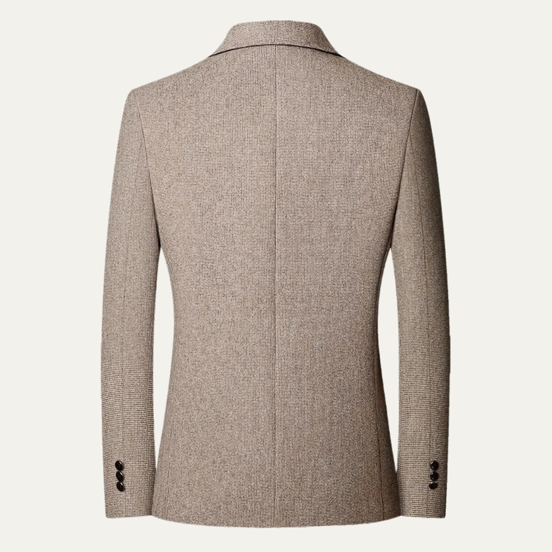 Freja Andersen | Herre stilren afslappet enkeltknappet jakkesæt blazer