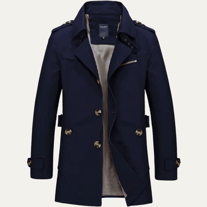 MauroIcardi elegant og stilfuld trenchcoat til mænd