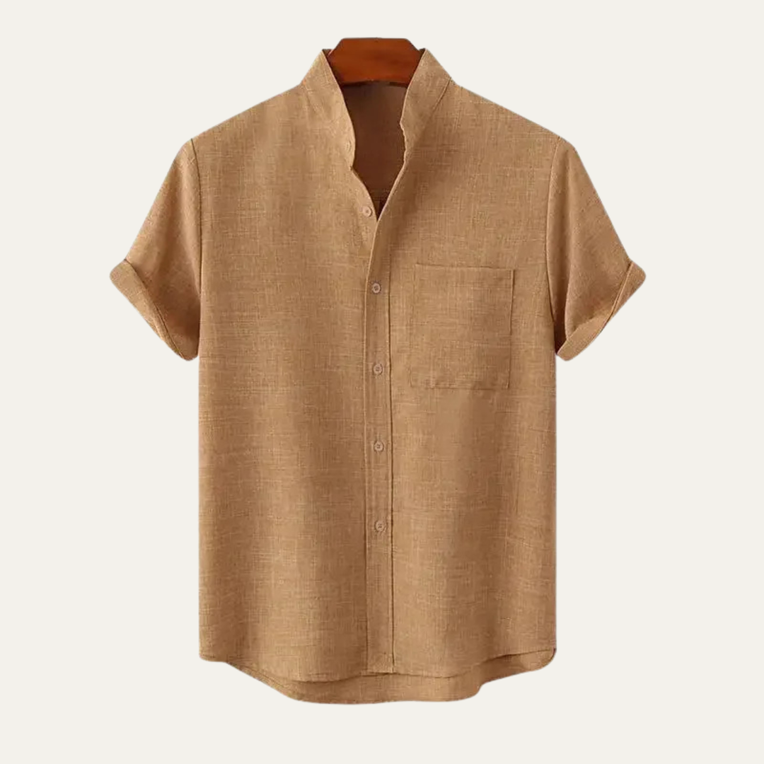 Freja Andersen | Herre afslappet bomuld sommer Beach skjorte