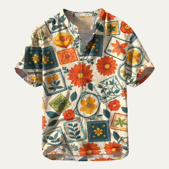 Stonecrest Hill herre Hawaiian Tropical knaplukket Beach skjorte
