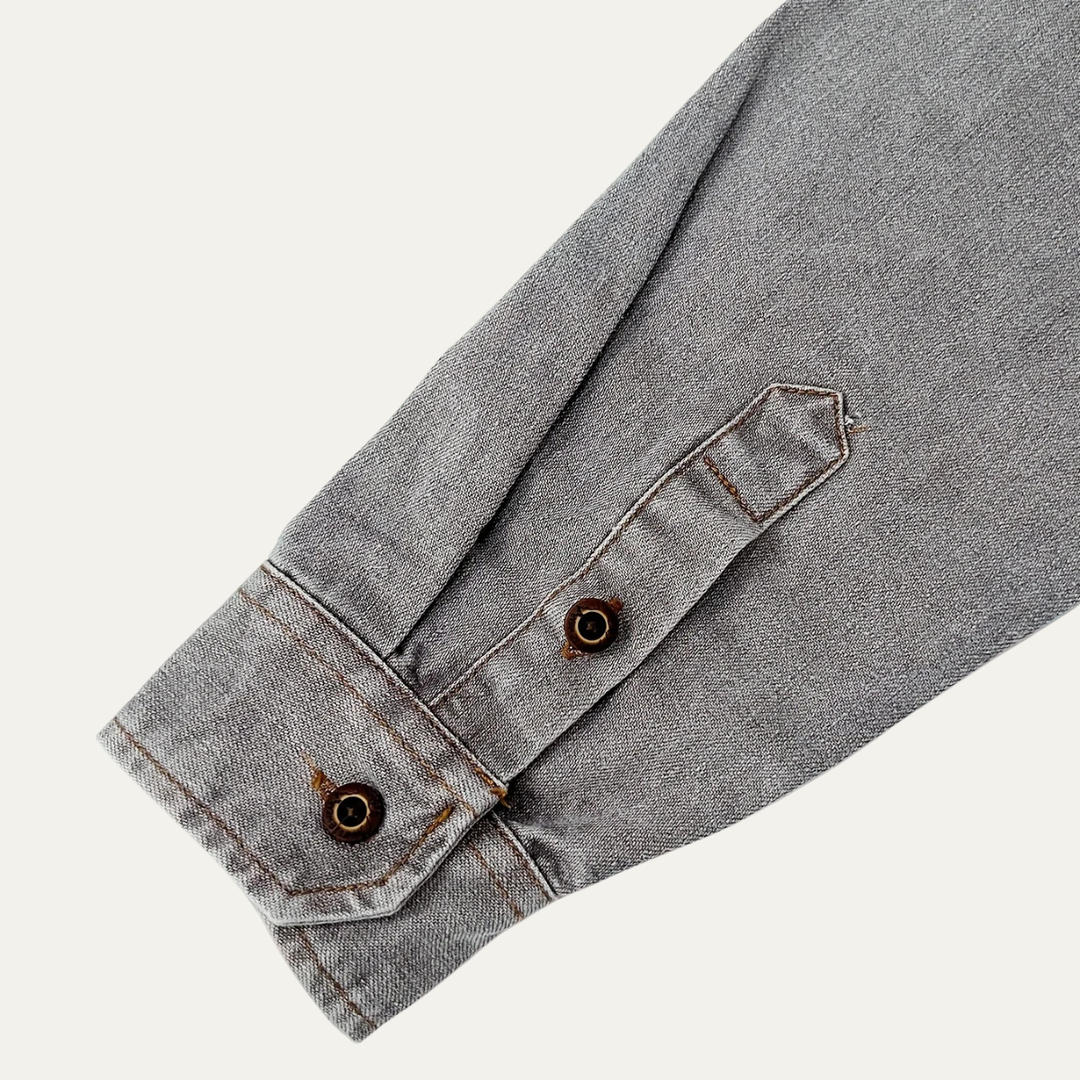 Freja Andersen | Herre afslappet denim skjorte med Double Pockets