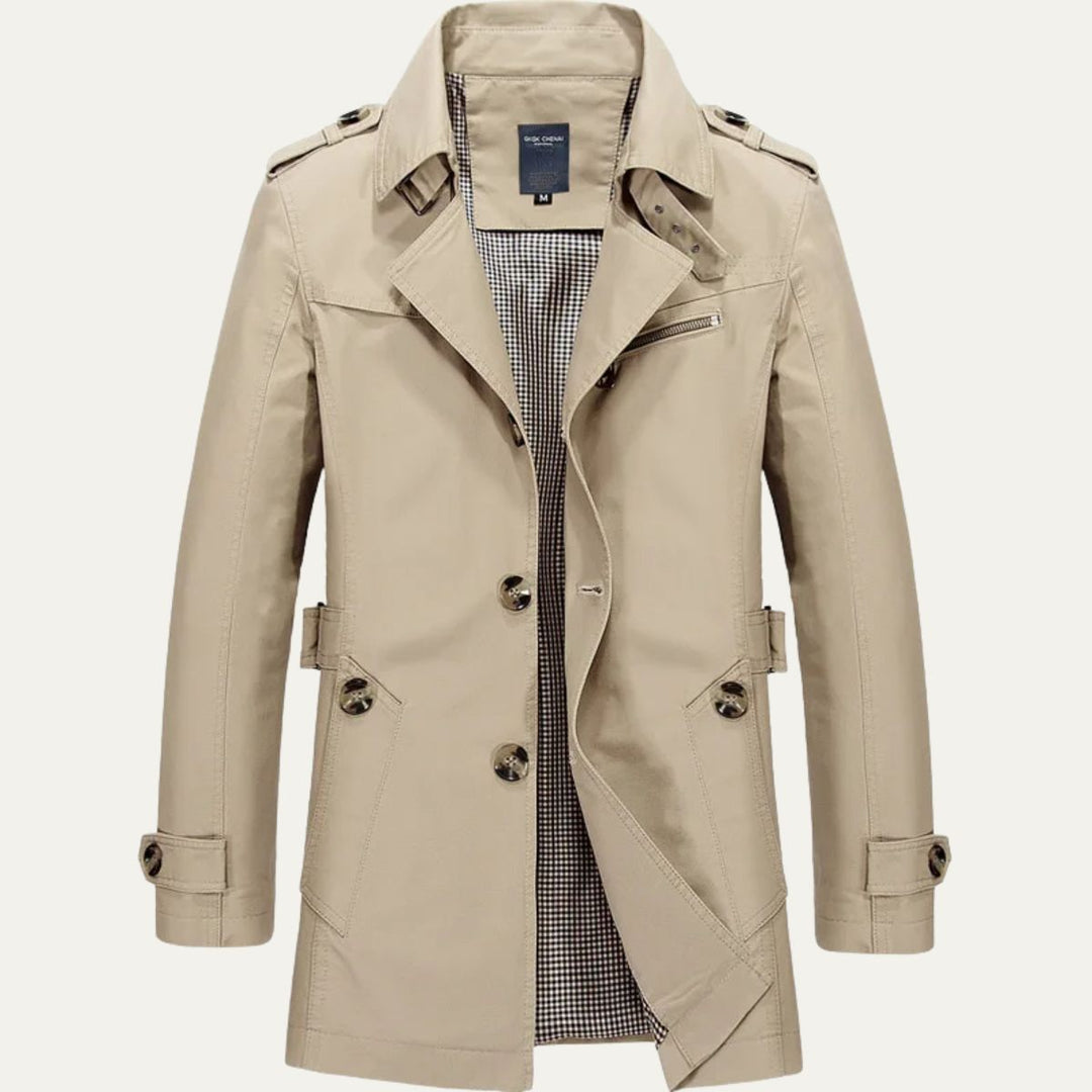 MauroIcardi elegant og stilfuld trenchcoat til mænd