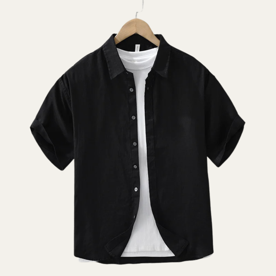 Elmwood Ridge herre hør slim fit let skjorte