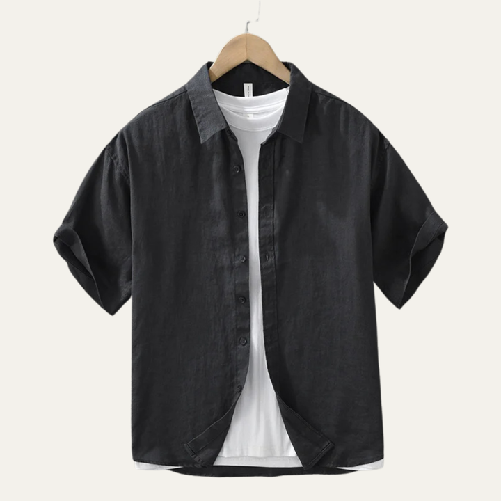 Elmwood Ridge herre hør slim fit let skjorte