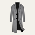 Freja Andersen | Herre vinter uld til arbejde trenchcoat