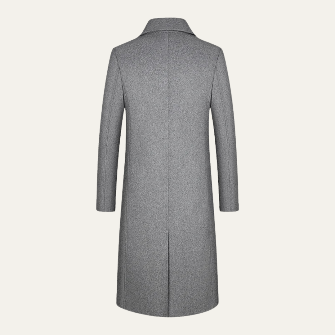 Freja Andersen | Herre vinter Woolen business trenchcoat
