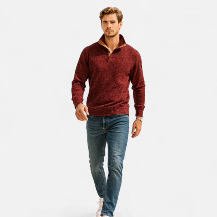 Tarvisio | Herre strikket Heritage trøje med Elbow Patches