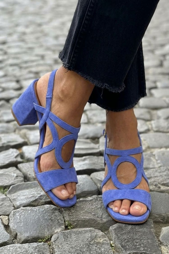 Valentina | Farverige sandaler med hæl