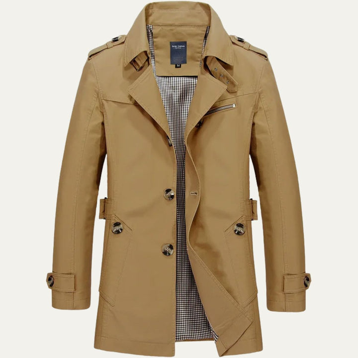MauroIcardi elegant og stilfuld trenchcoat til mænd