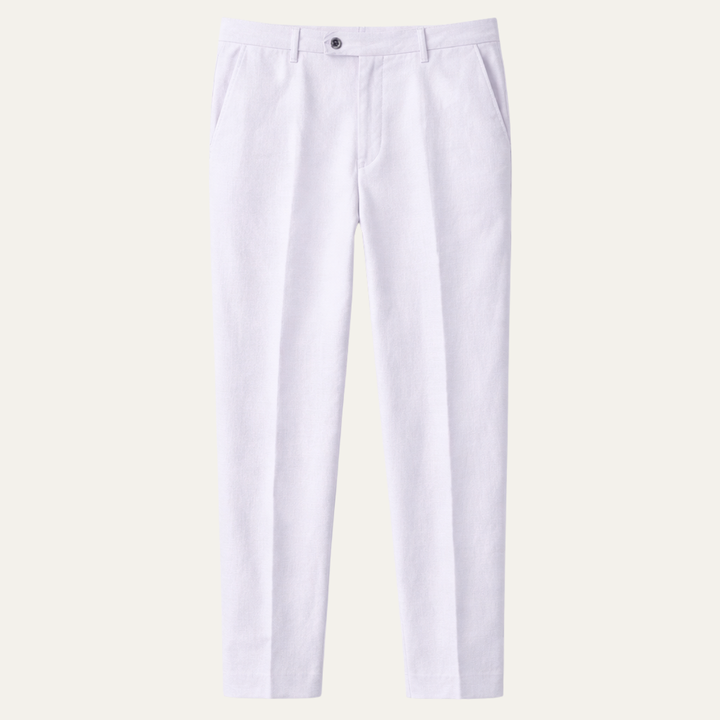 Freja Andersen | Herre afslappet hør pæne bukser - slim fit