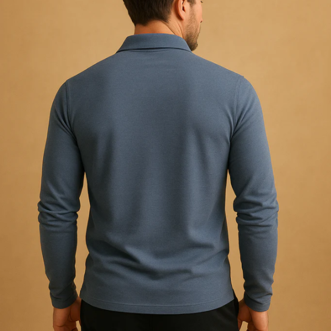 Freja Andersen | Herre afslappet slim fit bomuld poloshirt