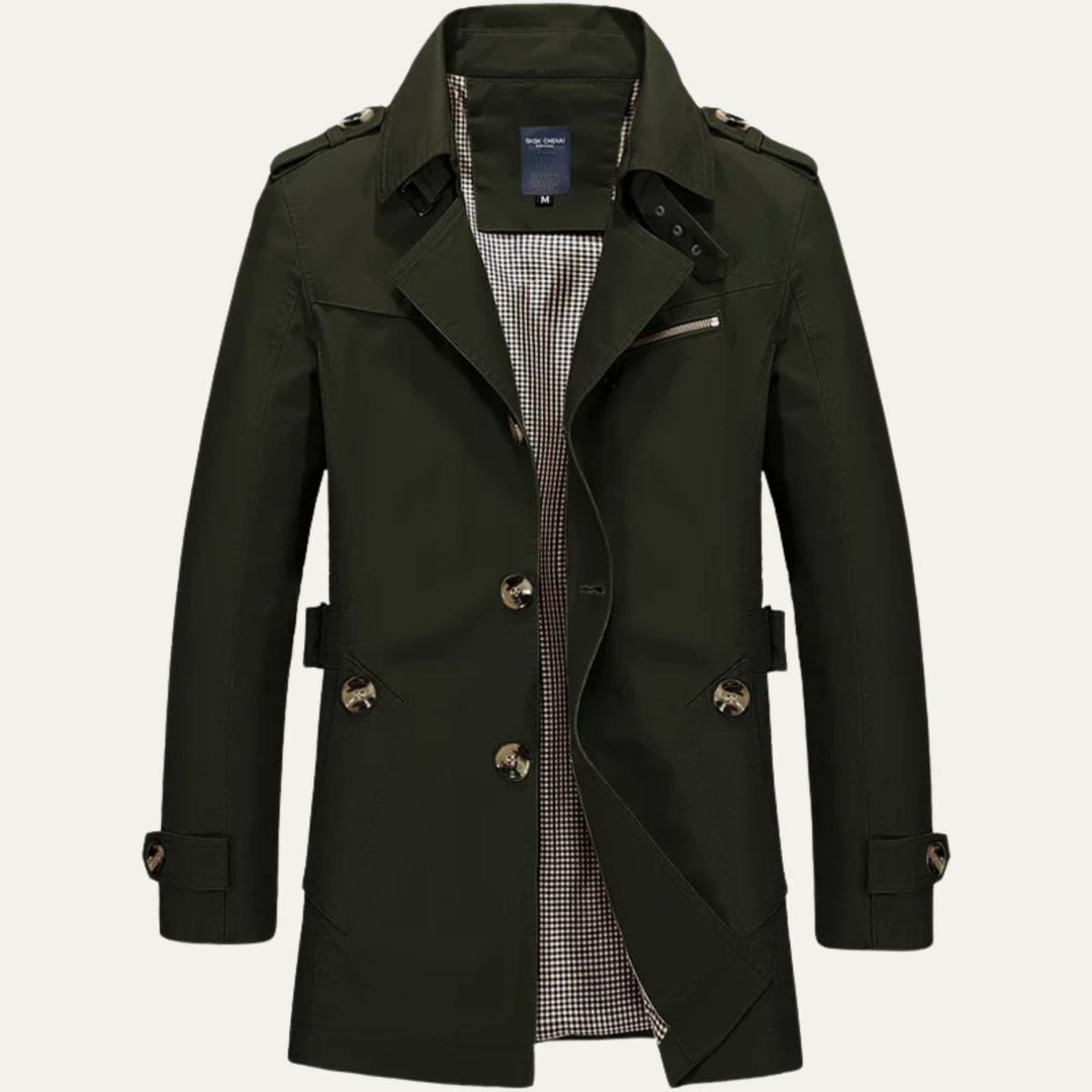 MauroIcardi elegant og stilfuld trenchcoat til mænd
