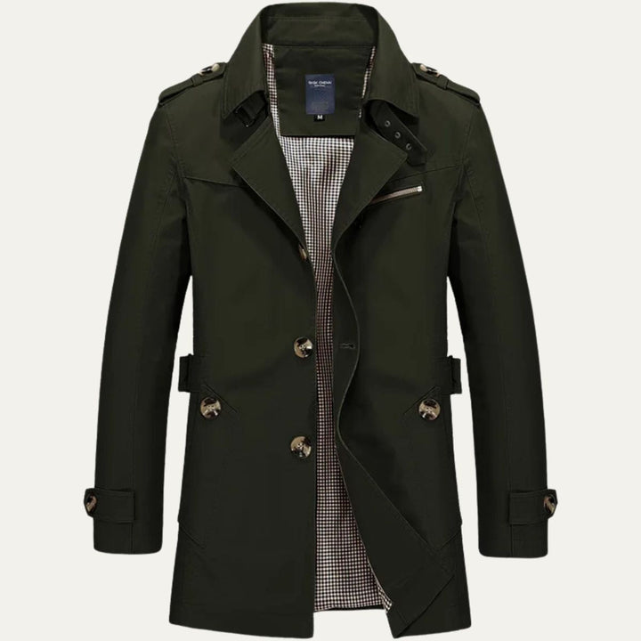 MauroIcardi elegant og stilfuld trenchcoat til mænd