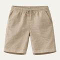 Glenmore Lane herre elastisk talje hør shorts med lommer