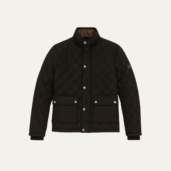 Chester sort quiltet jakke - herre Heritage Field frakke