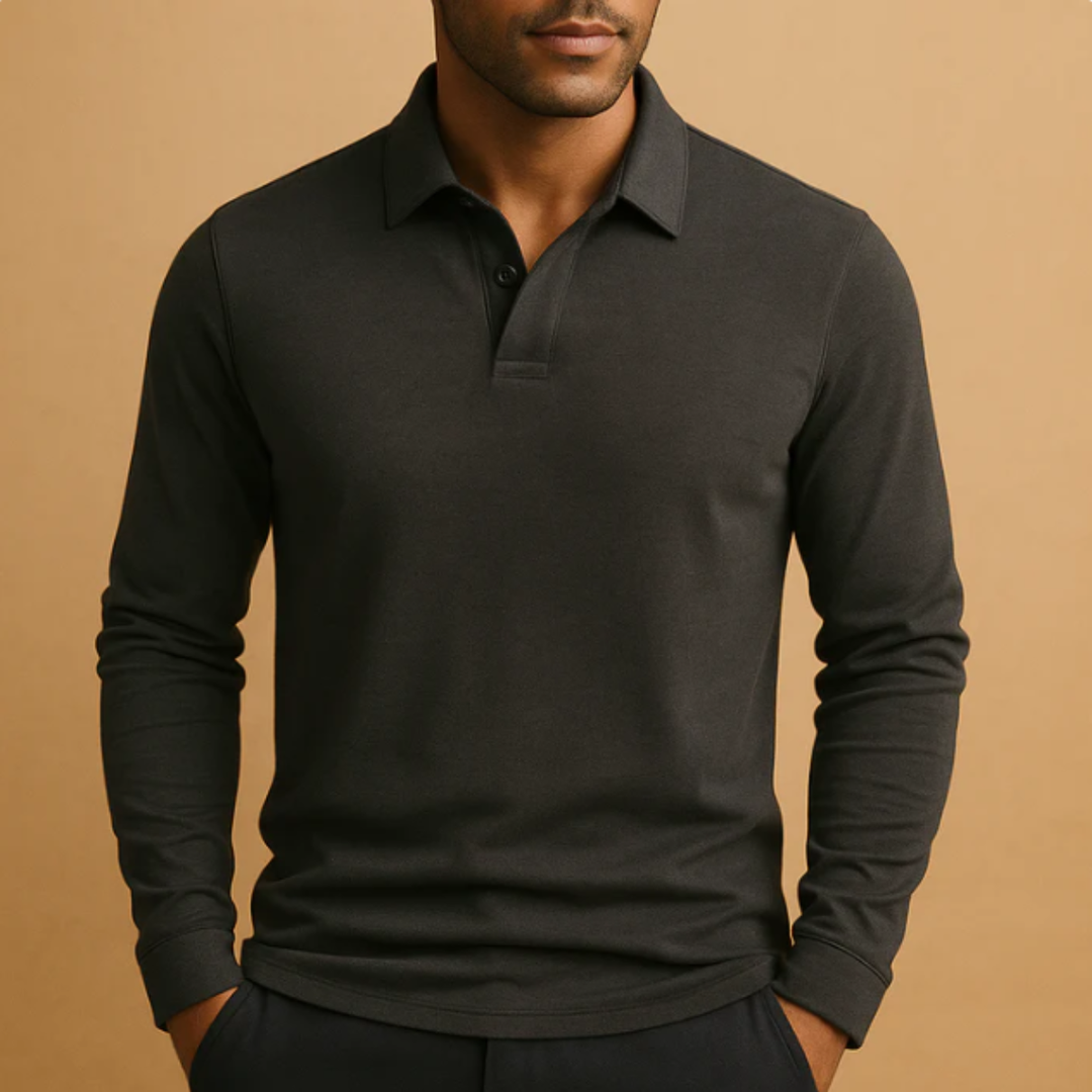Freja Andersen | Herre afslappet slim fit bomuld poloshirt