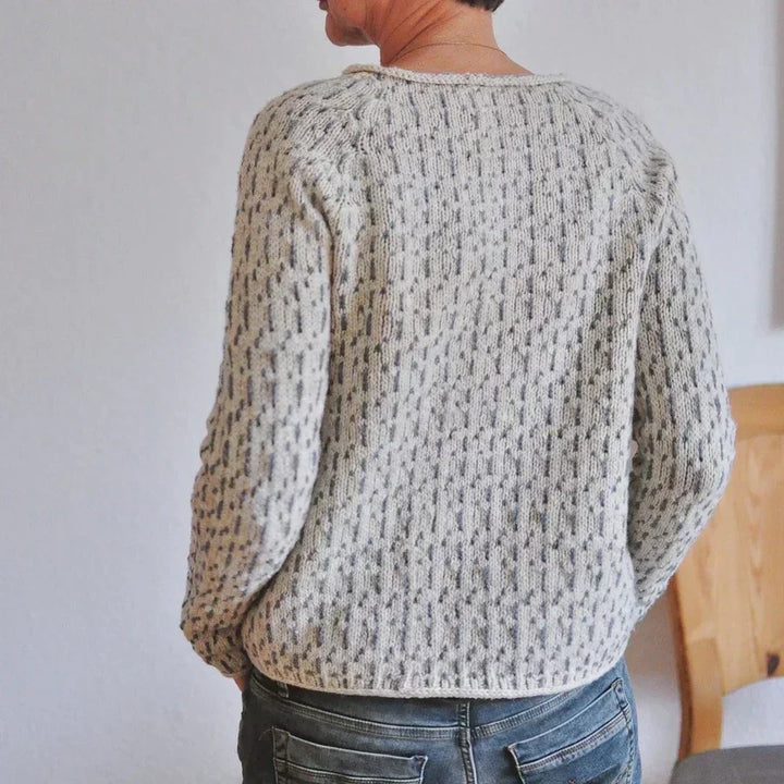 KRISTINE – HYGGELIG STRIKKET SWEATER — 5