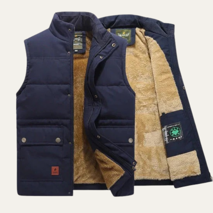 Freja Andersen | Herre varm moderne fleeceforet vinter Vest