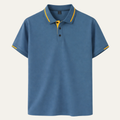 Meadowcrest Ridge herre poloshirt med Contrast Trim | blå