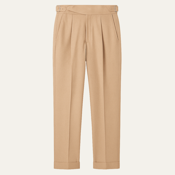 Freja Andersen | Herre høj talje pæne bukser - slim fit Straight bukser