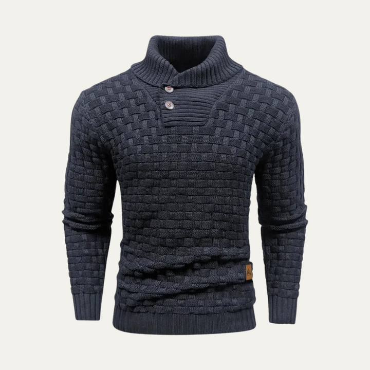 Brighton | Herre Chunky strik trøje med Buttons