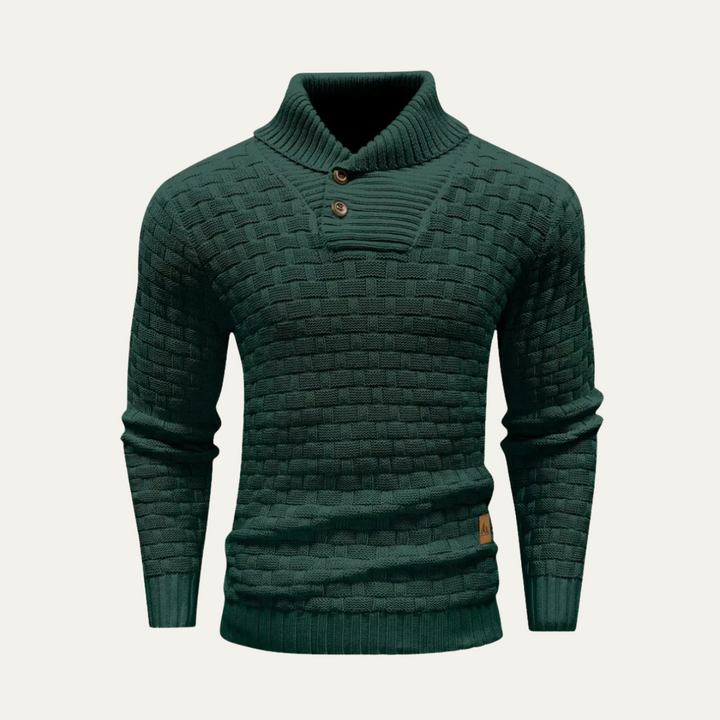 Brighton | Herre Chunky strik trøje med Buttons