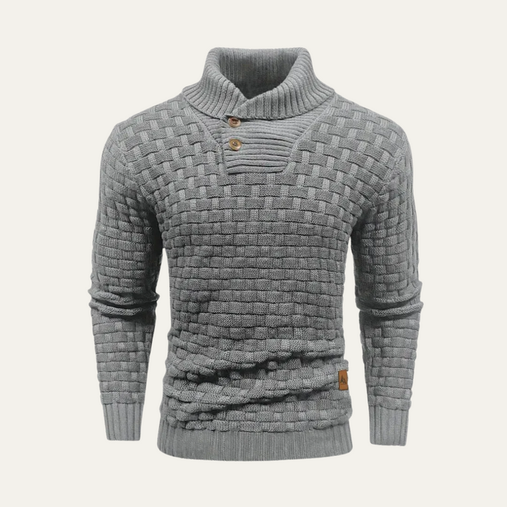 Brighton | Herre Chunky strik trøje med Buttons
