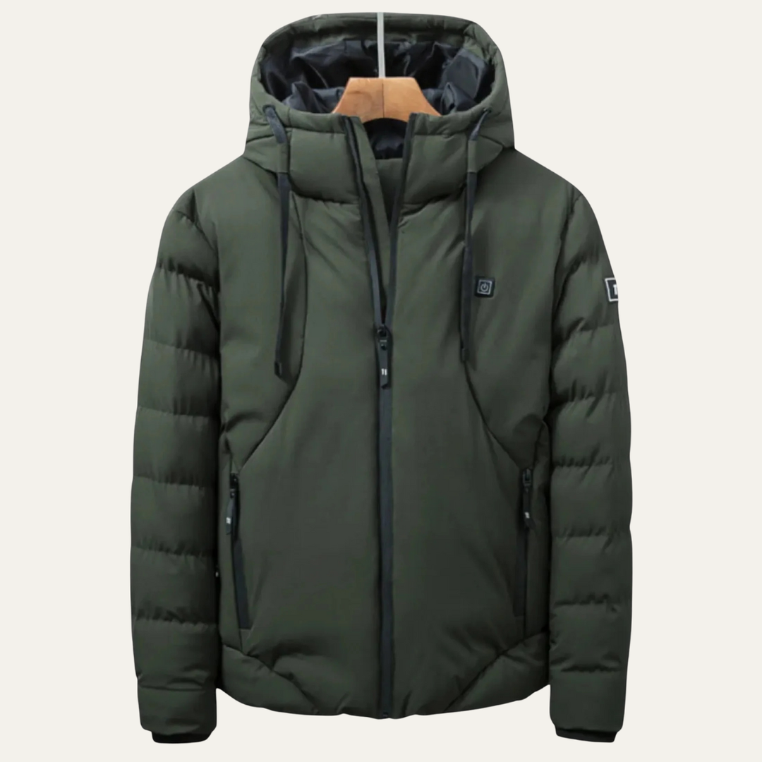 Freja Andersen | Herre varm Heated puffer Down jakke