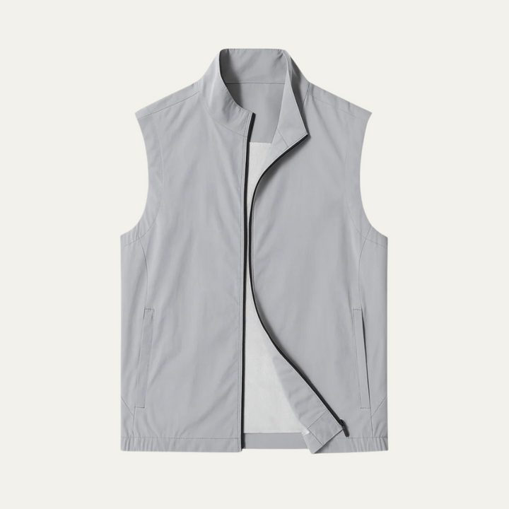 Freja Andersen | Herre let afslappet Vest - åndbar ærmeløs udendørs Vest for Layering