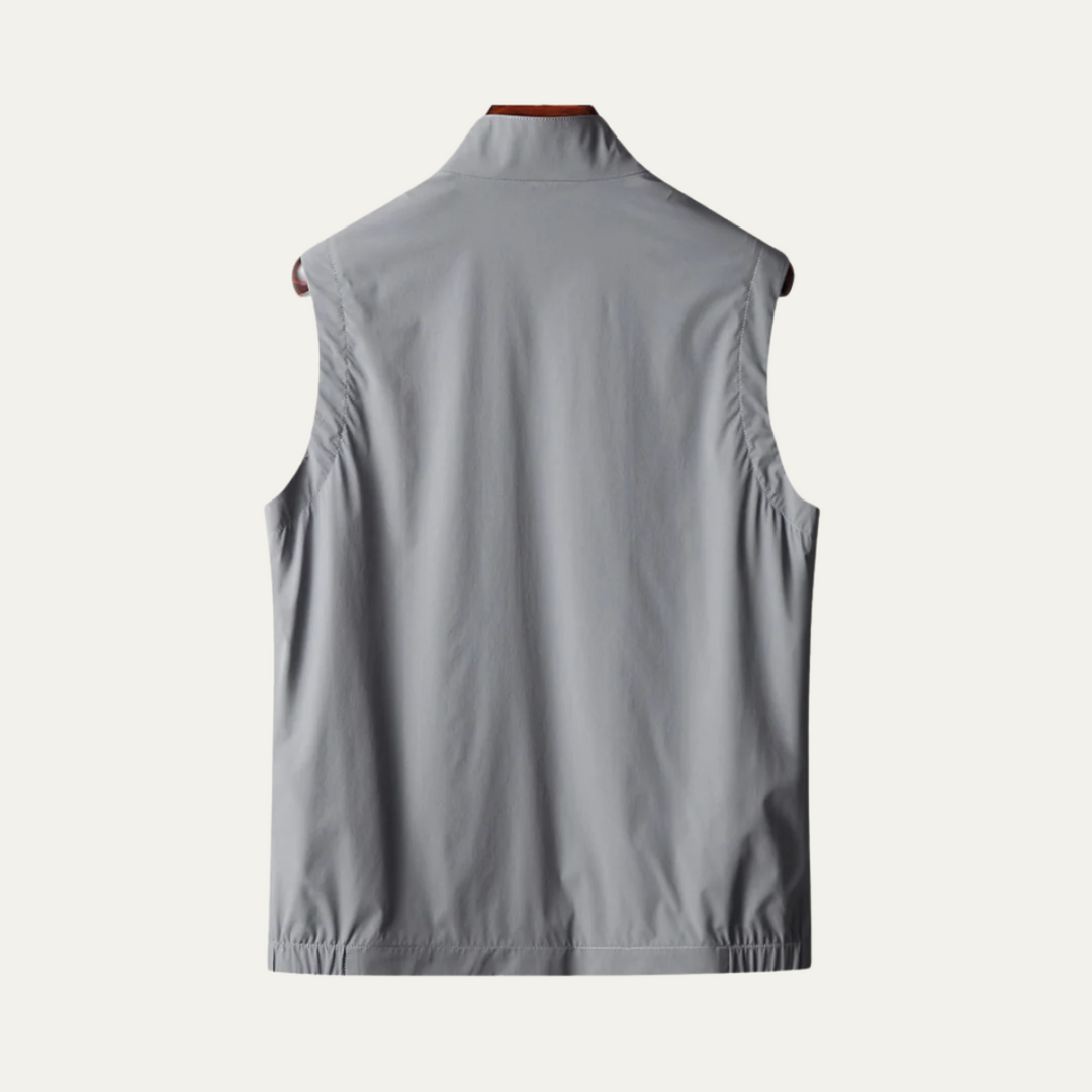 Freja Andersen | Herre let afslappet Vest - åndbar ærmeløs udendørs Vest for Layering