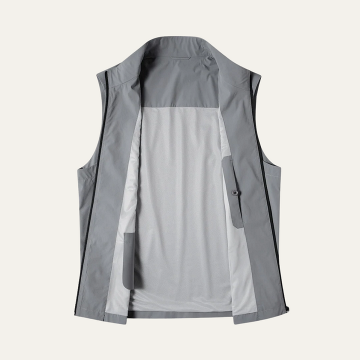 Freja Andersen | Herre let afslappet Vest - åndbar ærmeløs udendørs Vest for Layering
