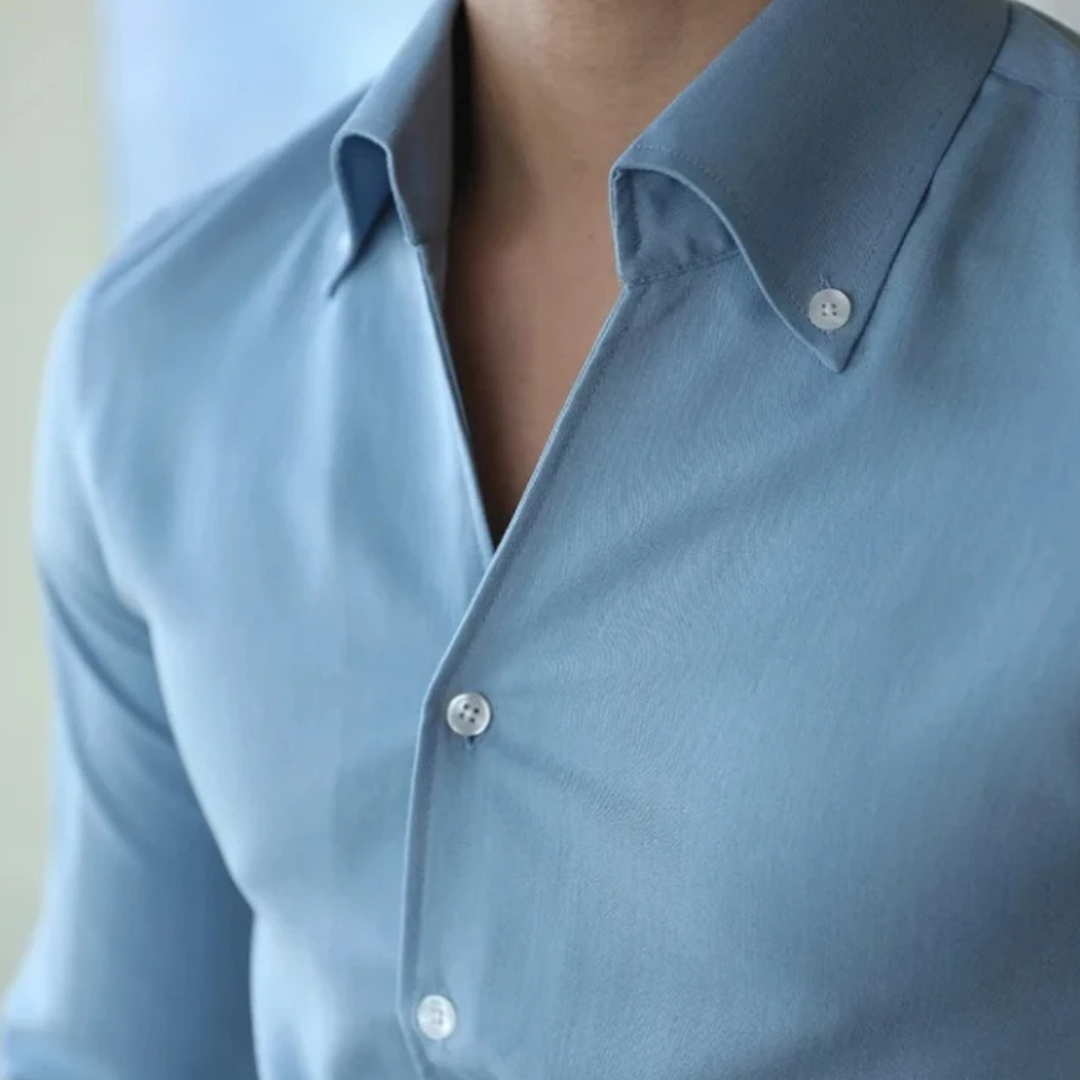 Oakwood Park herre krave slim fit Wrinkle Free afslappet skjorte