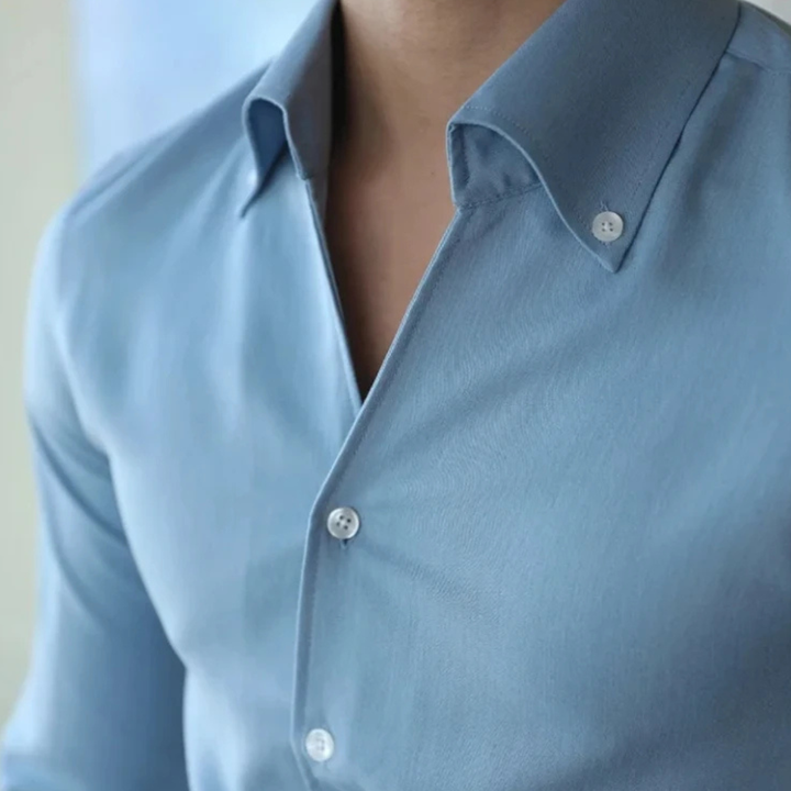 Oakwood Park herre krave slim fit Wrinkle Free afslappet skjorte