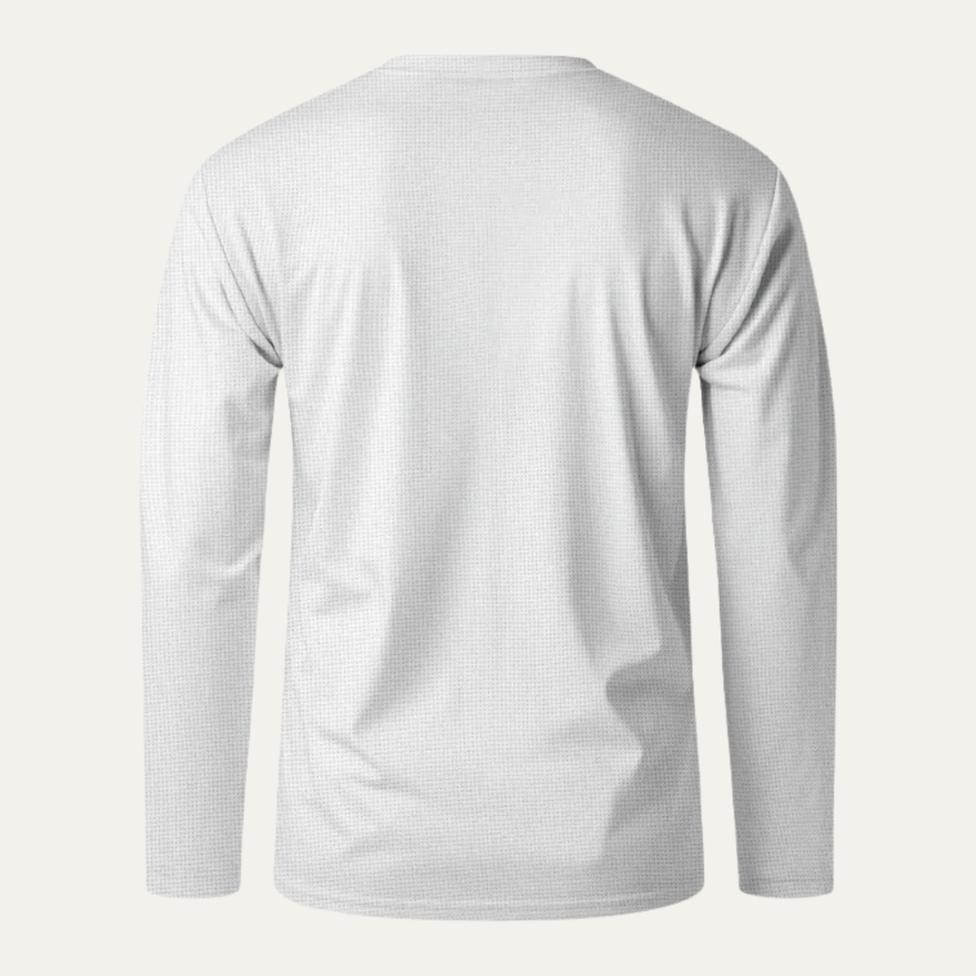 Pinecrest Creek herre afslappet Waffle Henley Thermal skjorte