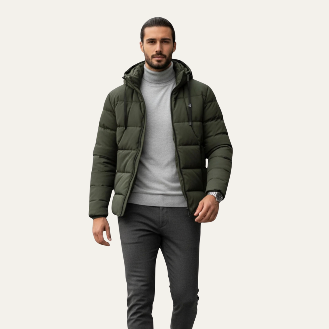 Freja Andersen | Herre varm Heated puffer Down jakke
