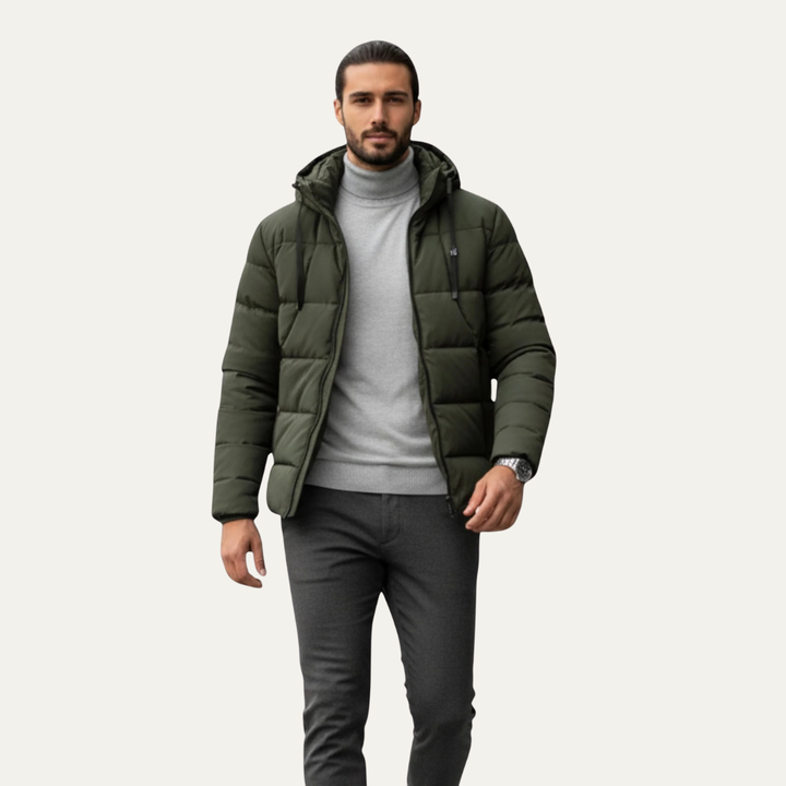 Freja Andersen | Herre varm Heated puffer Down jakke