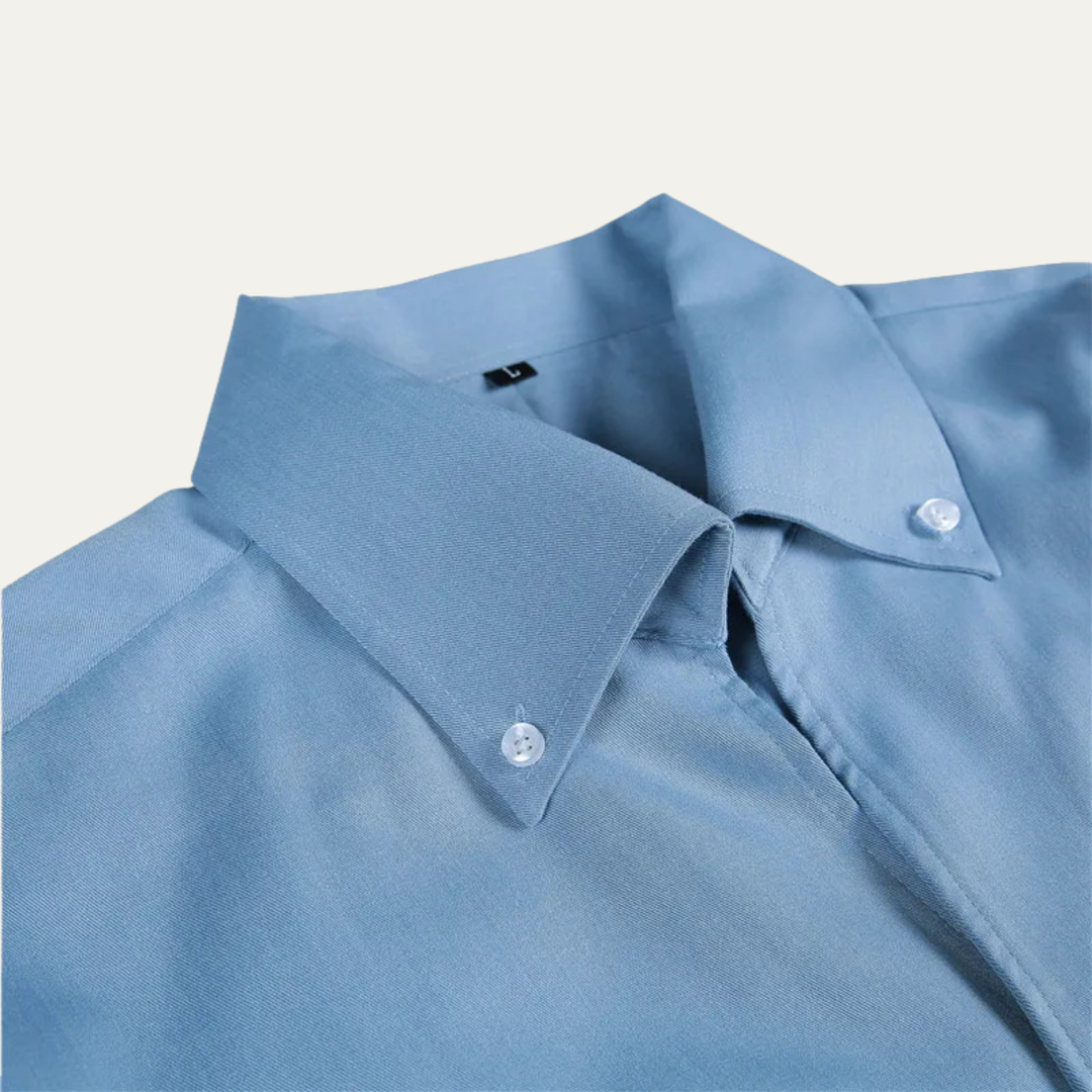 Oakwood Park herre krave slim fit Wrinkle Free afslappet skjorte