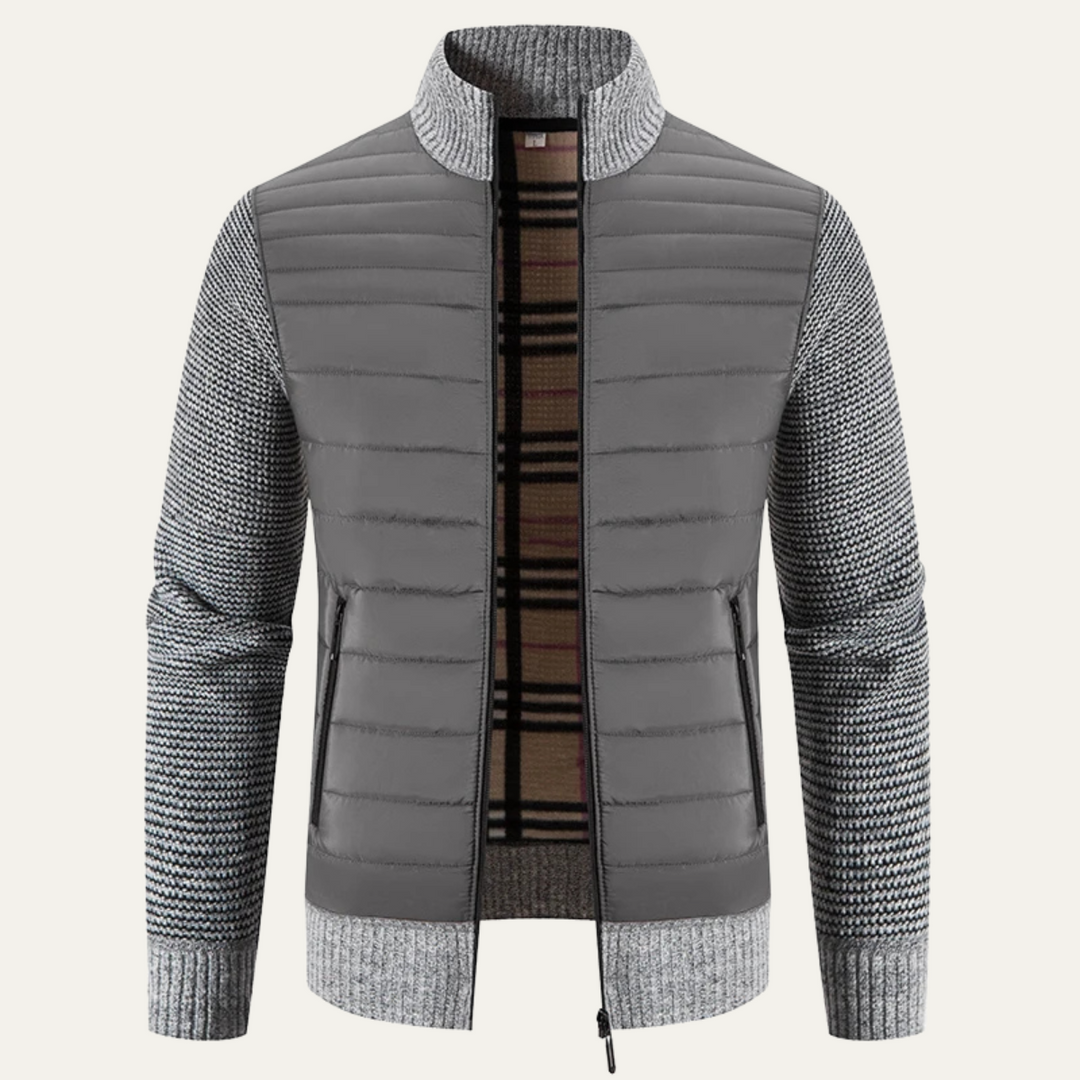 Freja Andersen | Herre strik vinter Fleece jakke