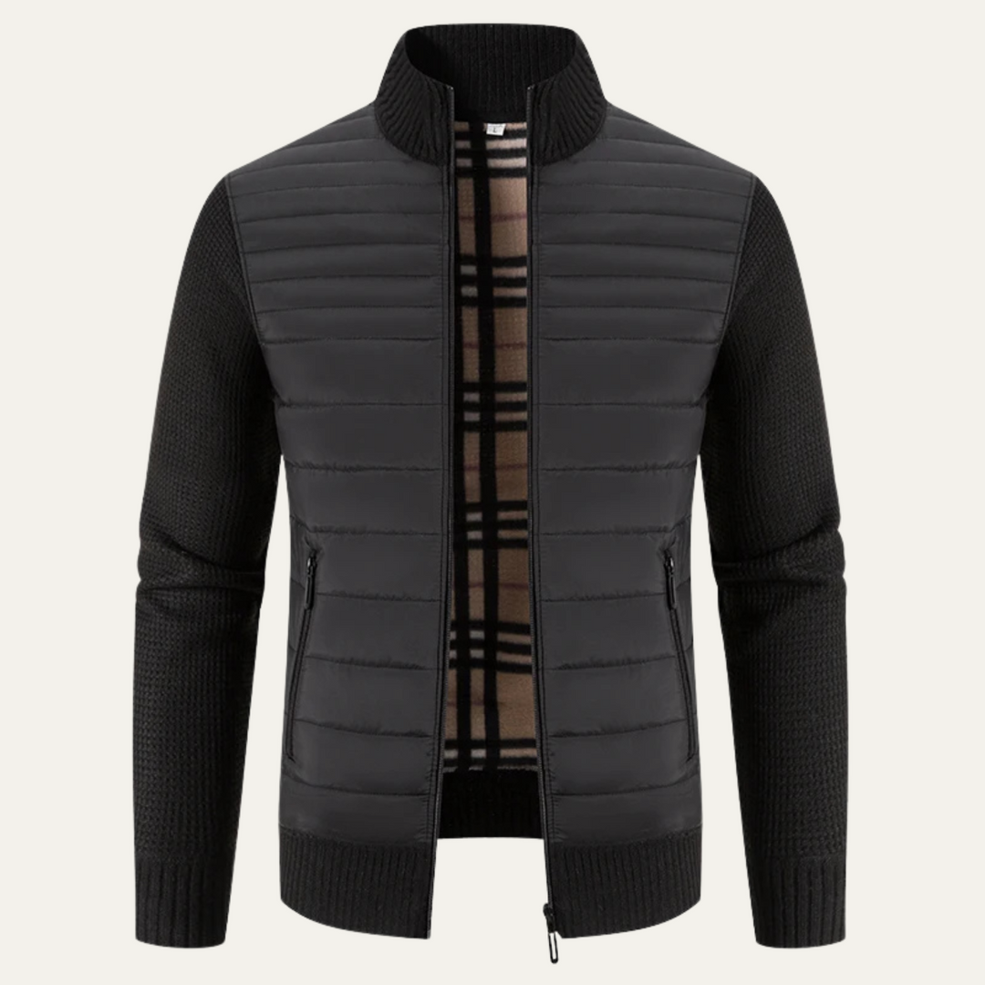Freja Andersen | Herre strik vinter Fleece jakke