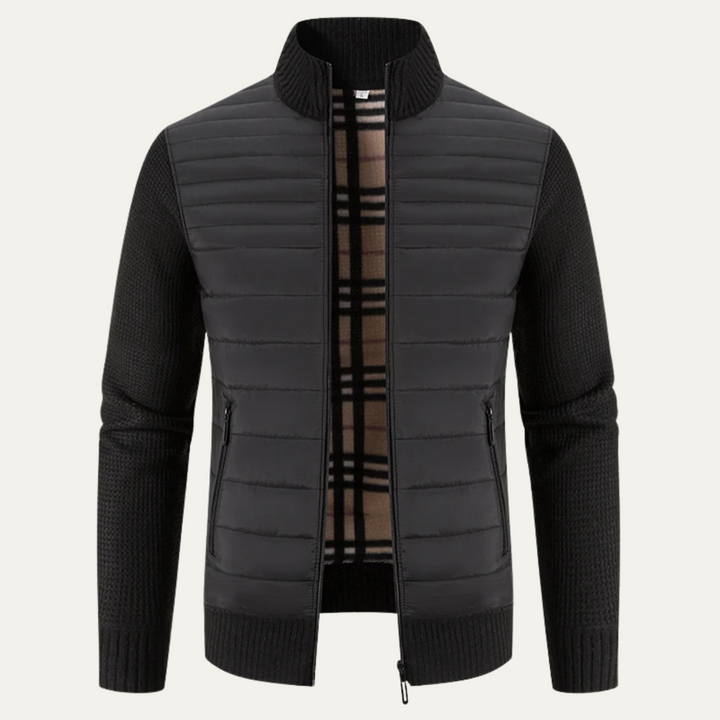 Freja Andersen | Herre strik vinter Fleece jakke