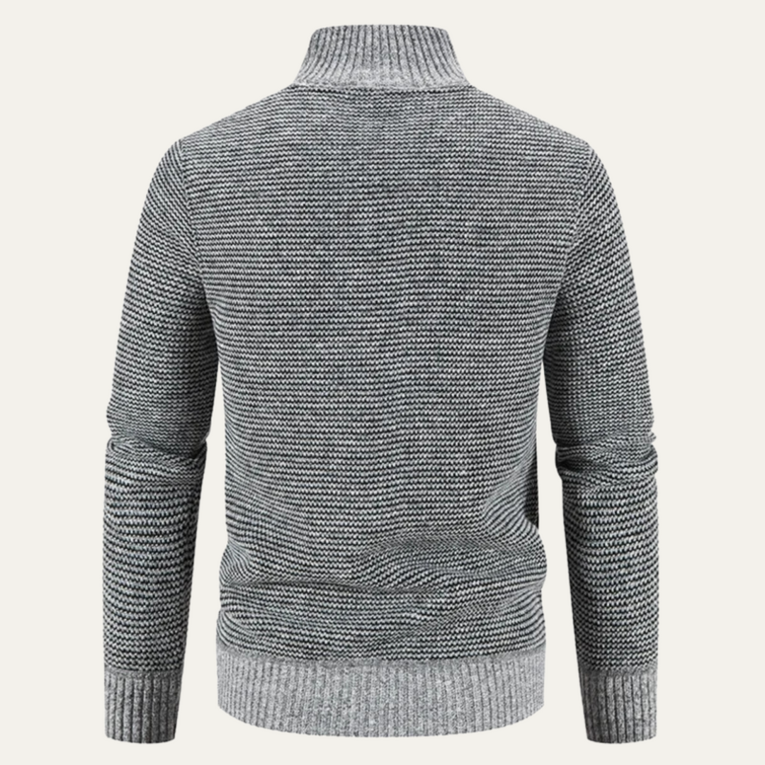 Freja Andersen | Herre strik vinter Fleece jakke