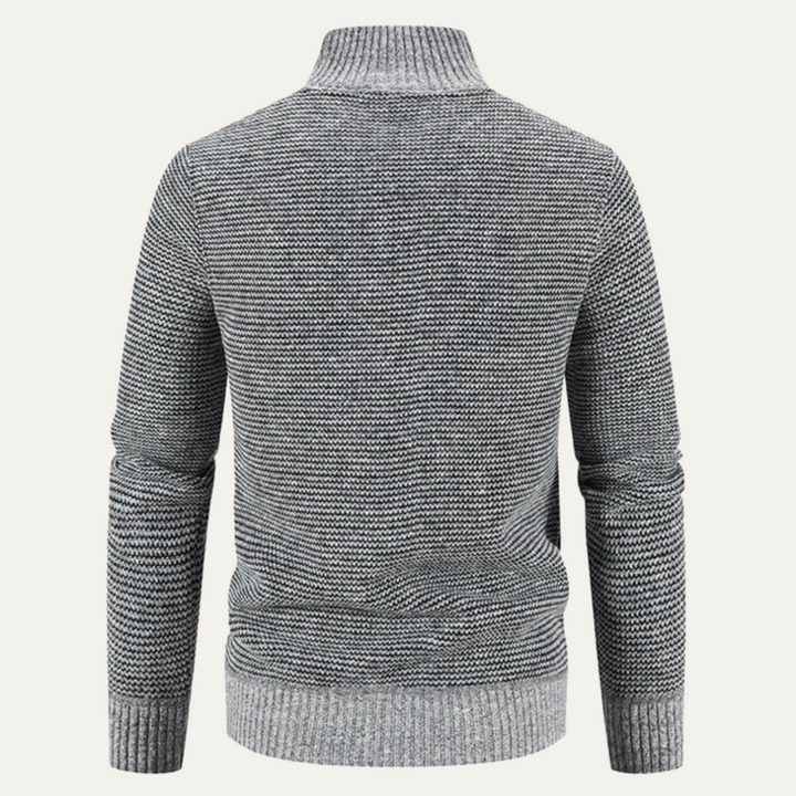 Freja Andersen | Herre strik vinter Fleece jakke