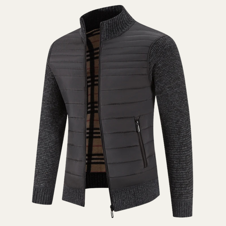 Freja Andersen | Herre strik vinter Fleece jakke