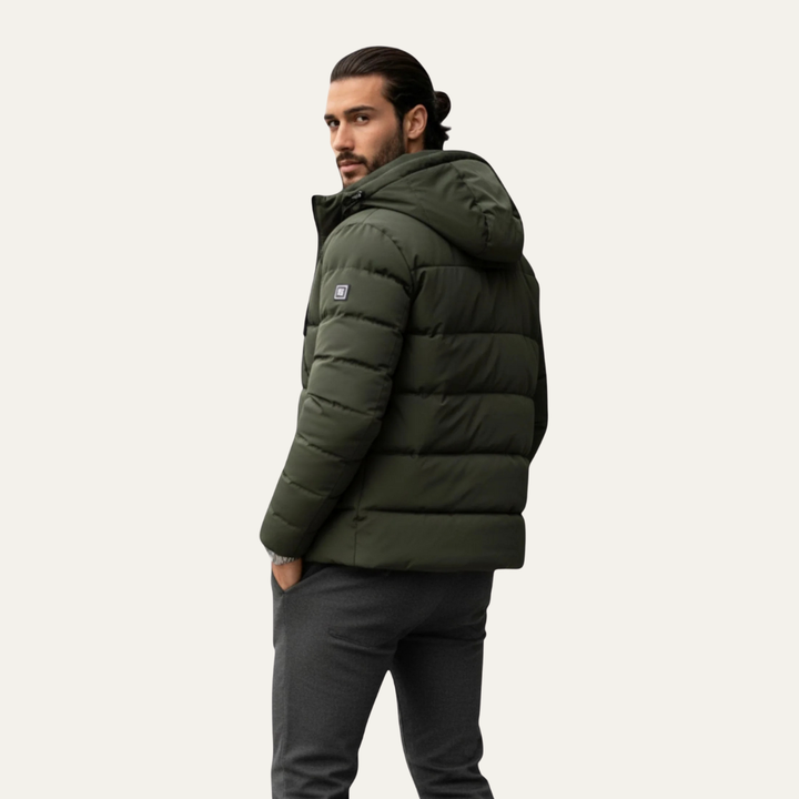 Freja Andersen | Herre varm Heated puffer Down jakke