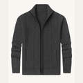 Dorsoduro | Herre vinter strikket med lynlås Nordic cardigan